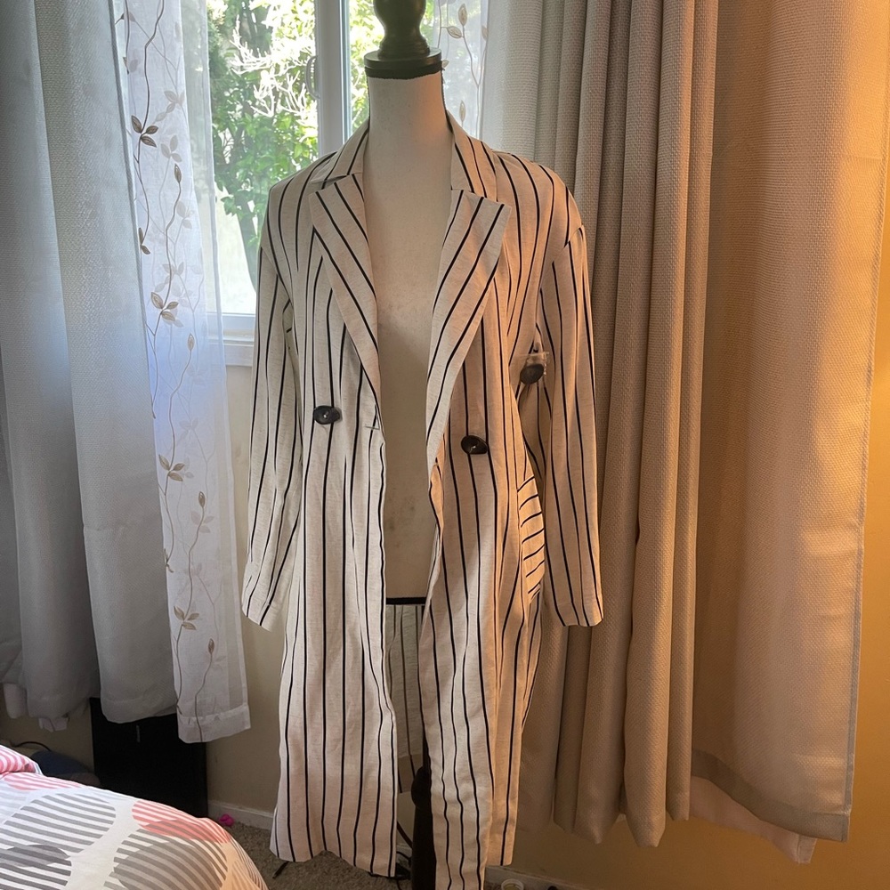 Topshop midi jacket